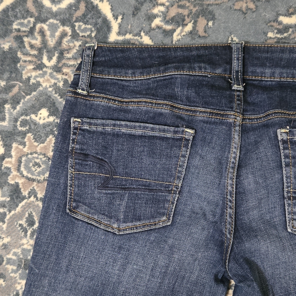 American Eagle Dark Wash Skinny Jeans - Picture 4 of 7